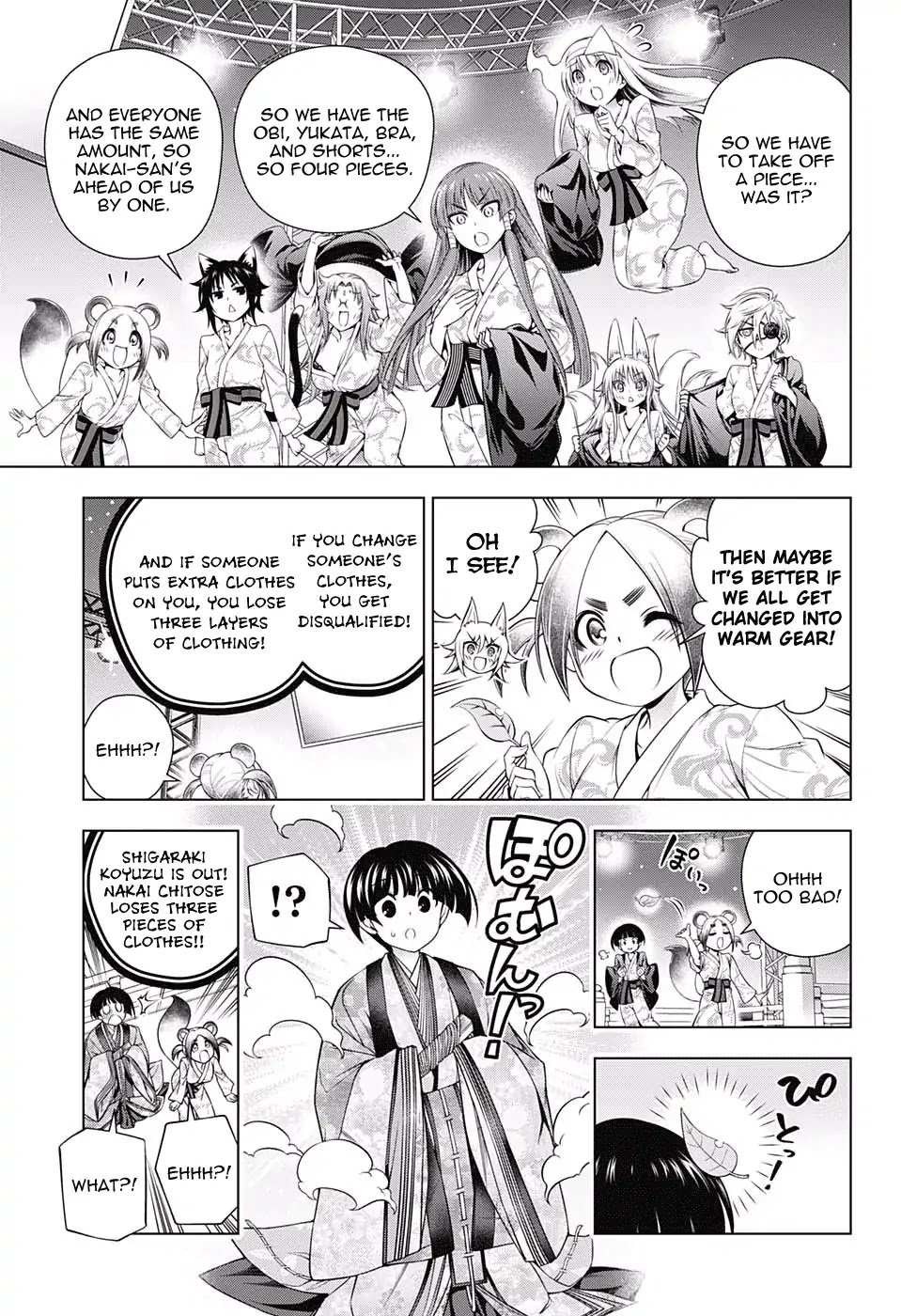Yuragi-sou no Yuuna-san Chapter 169 page 7 - Chapter 169: Yuragi Inn Strip Rock Paper Scissors!