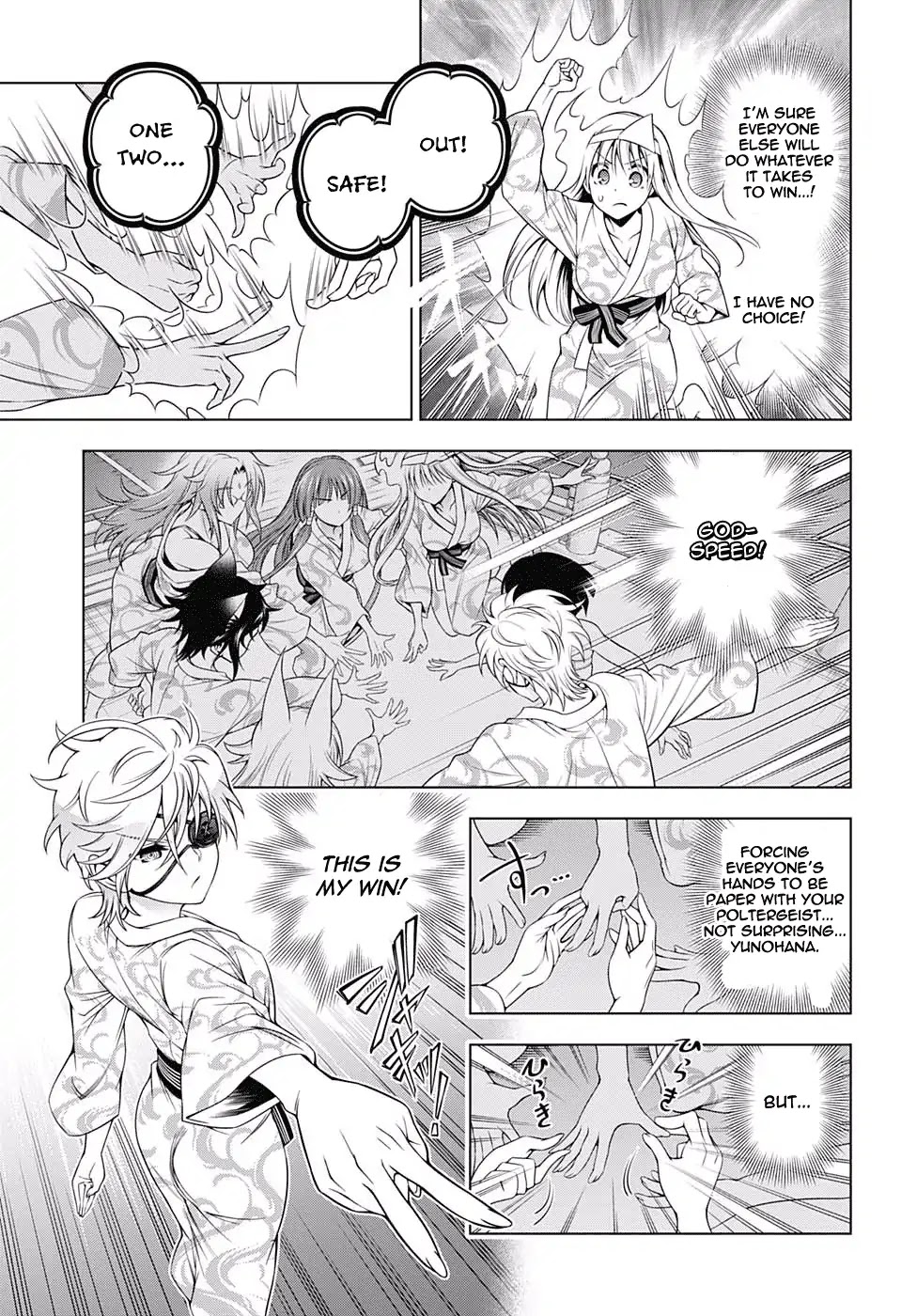 Yuragi-sou no Yuuna-san Chapter 169 page 9 - Chapter 169: Yuragi Inn Strip Rock Paper Scissors!