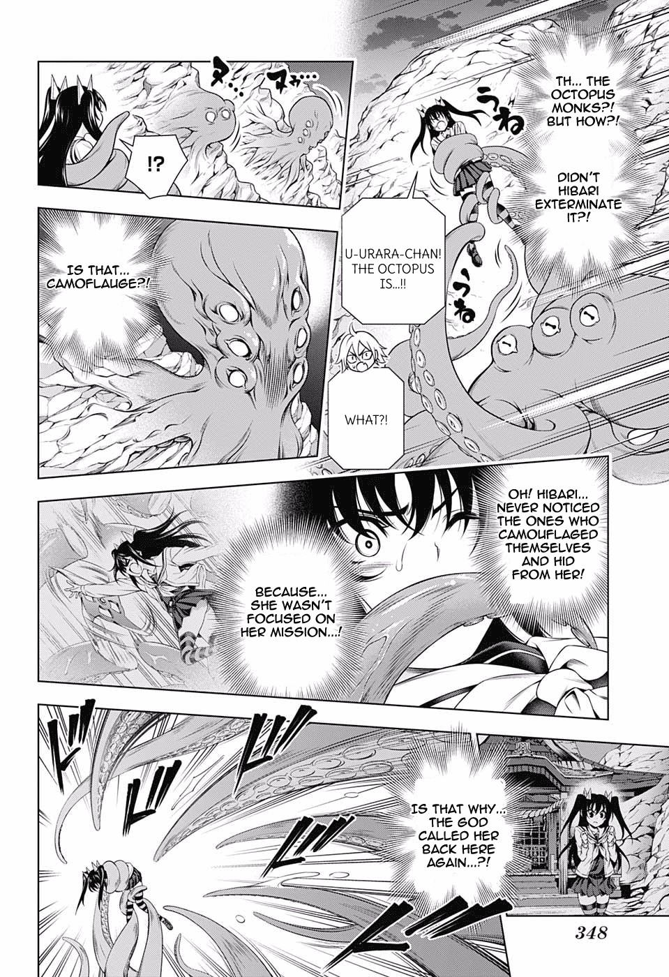 Yuragi-sou no Yuuna-san Chapter 170 page 14 - Chapter 170: Hibari-chan, Conquering the Klutz?