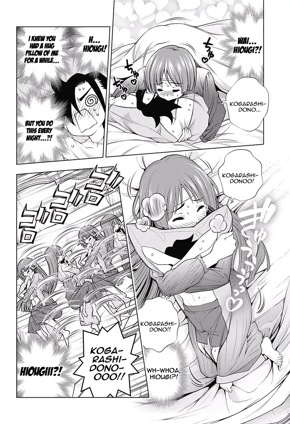 Yuragi-sou no Yuuna-san Chapter 171 page 8 - Chapter 171: Karura-sama and The Hug Pillow