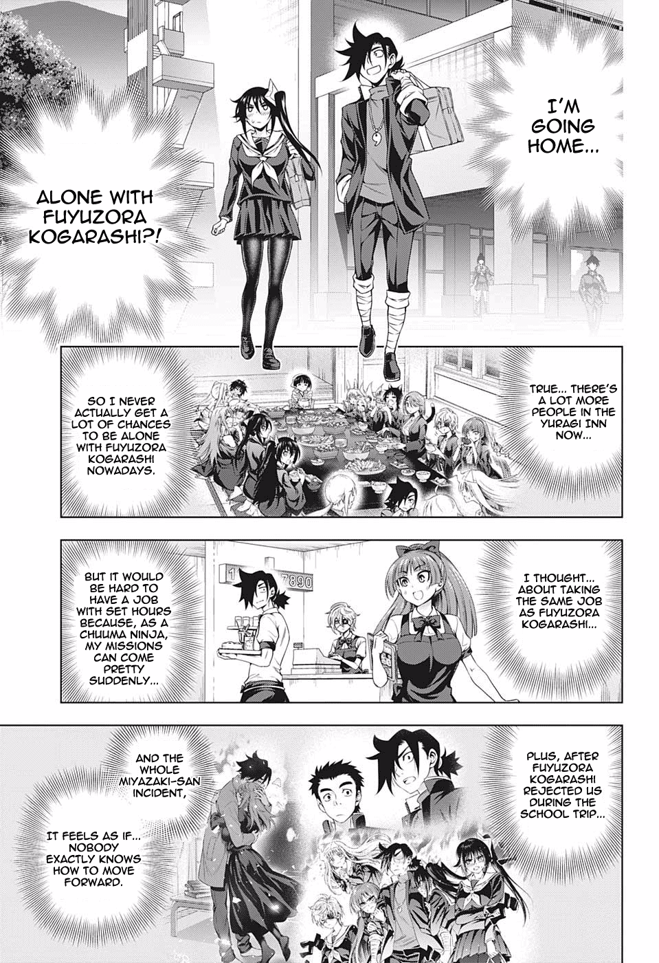 Yuragi-sou no Yuuna-san Chapter 176 page 3 - Chapter 176: Sagiri-san Not On a Mission