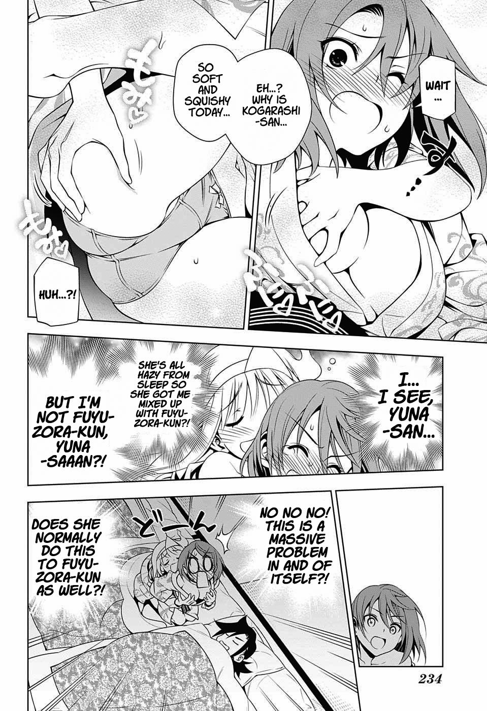 Yuragi-sou no Yuuna-san Chapter 18 page 7 - Chapter 18: Tanuki at the Front, The Wolf at the Back, and Chisaki-san (uncensored)