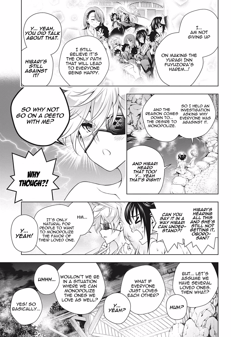 Yuragi-sou no Yuuna-san Chapter 182 page 3 - Chapter 182: Oboro-san On A Deeto
