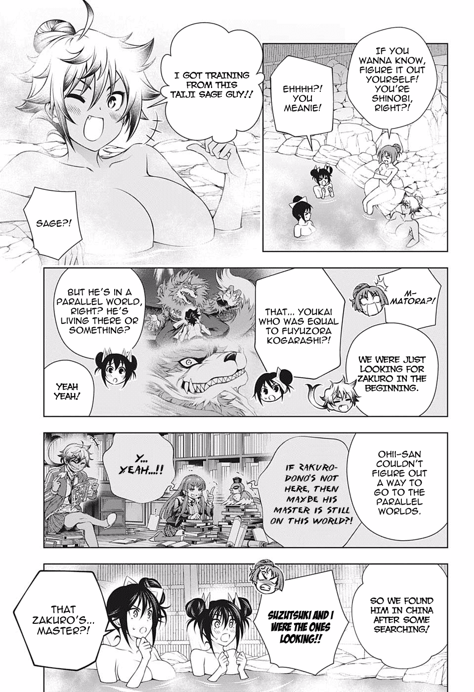 Yuragi-sou no Yuuna-san Chapter 188 page 3 - Chapter 188: Burn! Karura-sama and Matora-san
