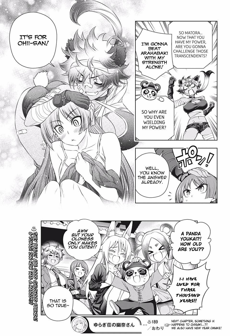 Yuragi-sou no Yuuna-san Chapter 189 page 19 - Chapter 189: Face Off! Karura-sama vs Matora-san