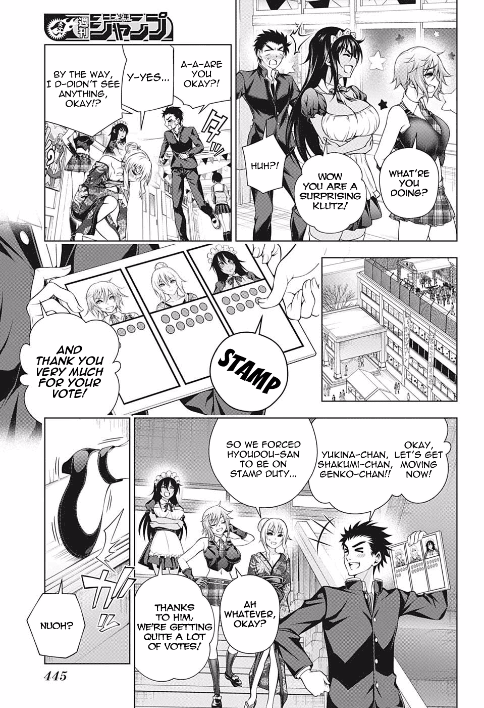 Yuragi-sou no Yuuna-san Chapter 192 page 11 - Chapter 192: The Three Beauties of The Cultural Festival?