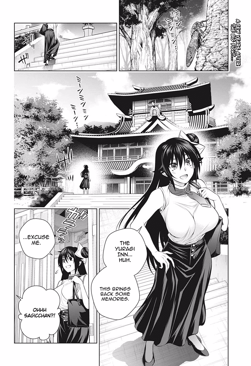 Yuragi-sou no Yuuna-san Chapter 195 page 2 - Chapter 195: Sagiri-san After a Few Years