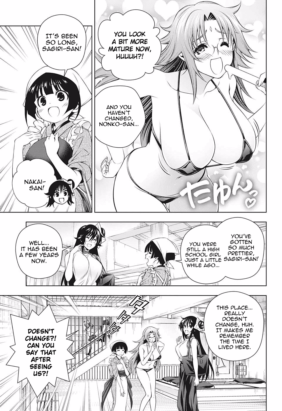 Yuragi-sou no Yuuna-san Chapter 195 page 3 - Chapter 195: Sagiri-san After a Few Years