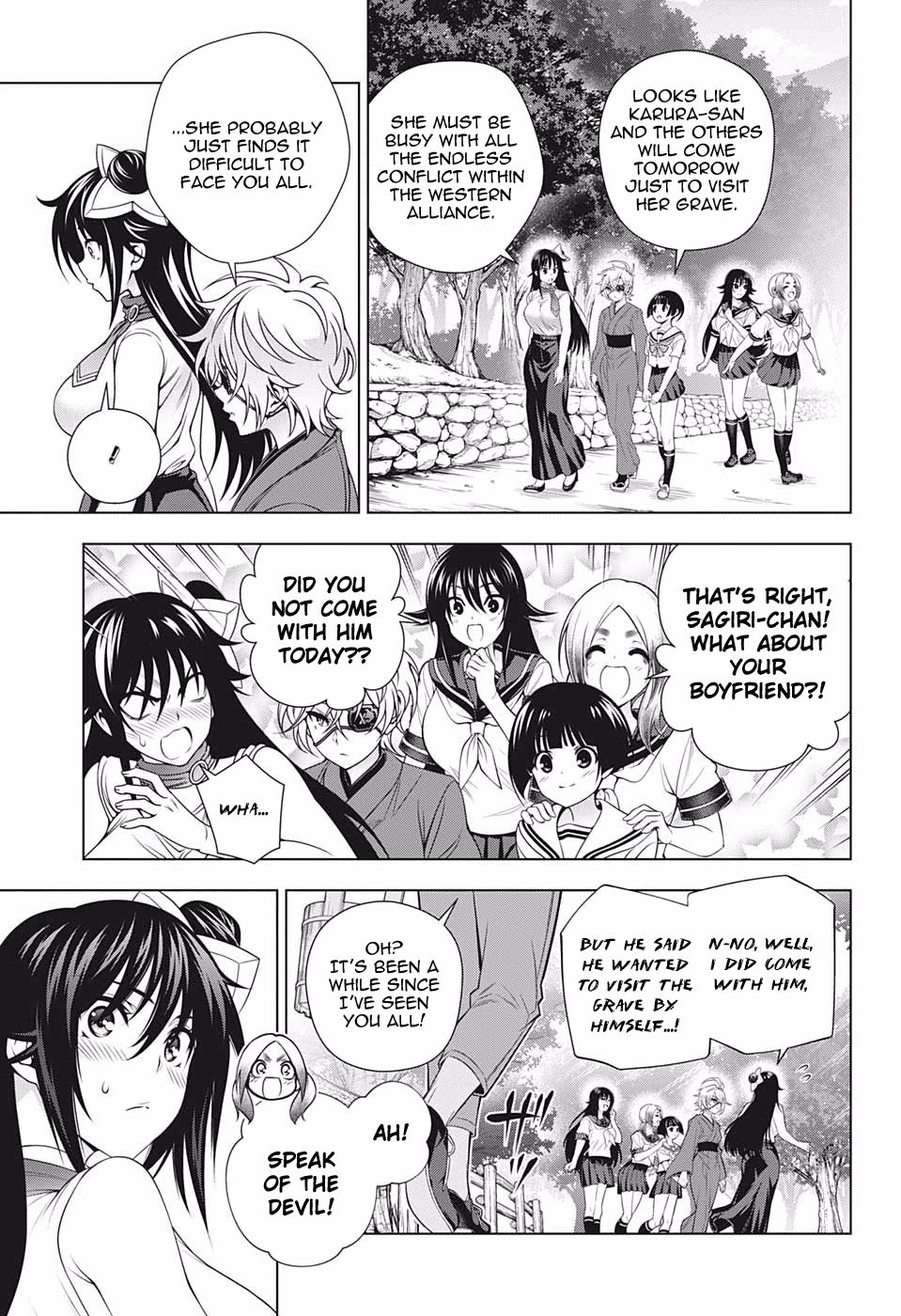 Yuragi-sou no Yuuna-san Chapter 195 page 7 - Chapter 195: Sagiri-san After a Few Years