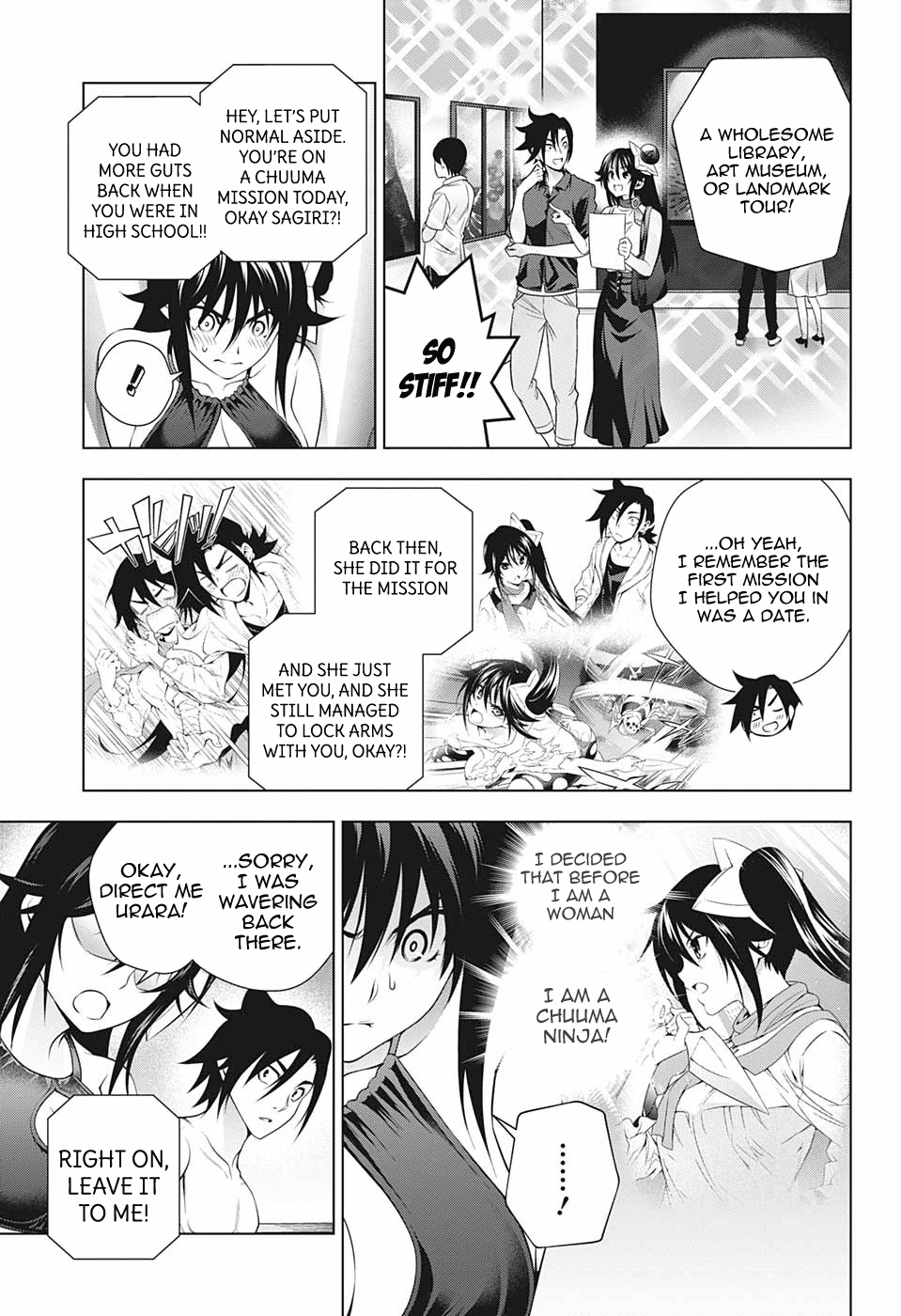 Yuragi-sou no Yuuna-san Chapter 198 page 9 - Chapter 198: Sagiri-san After a Few Years, Continued