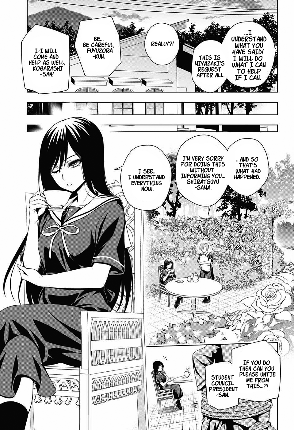Yuragi-sou no Yuuna-san Chapter 20 page 9 - Chapter 20 : Yuuna-sama is Watching (From the Sky)