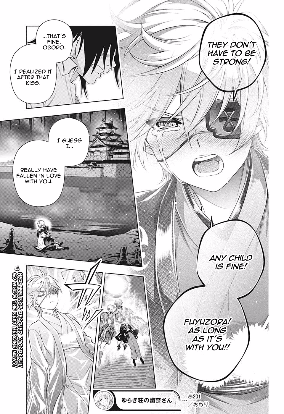 Yuragi-sou no Yuuna-san Chapter 201 page 18 - Chapter 201: Oboro-san, A Few Years Later