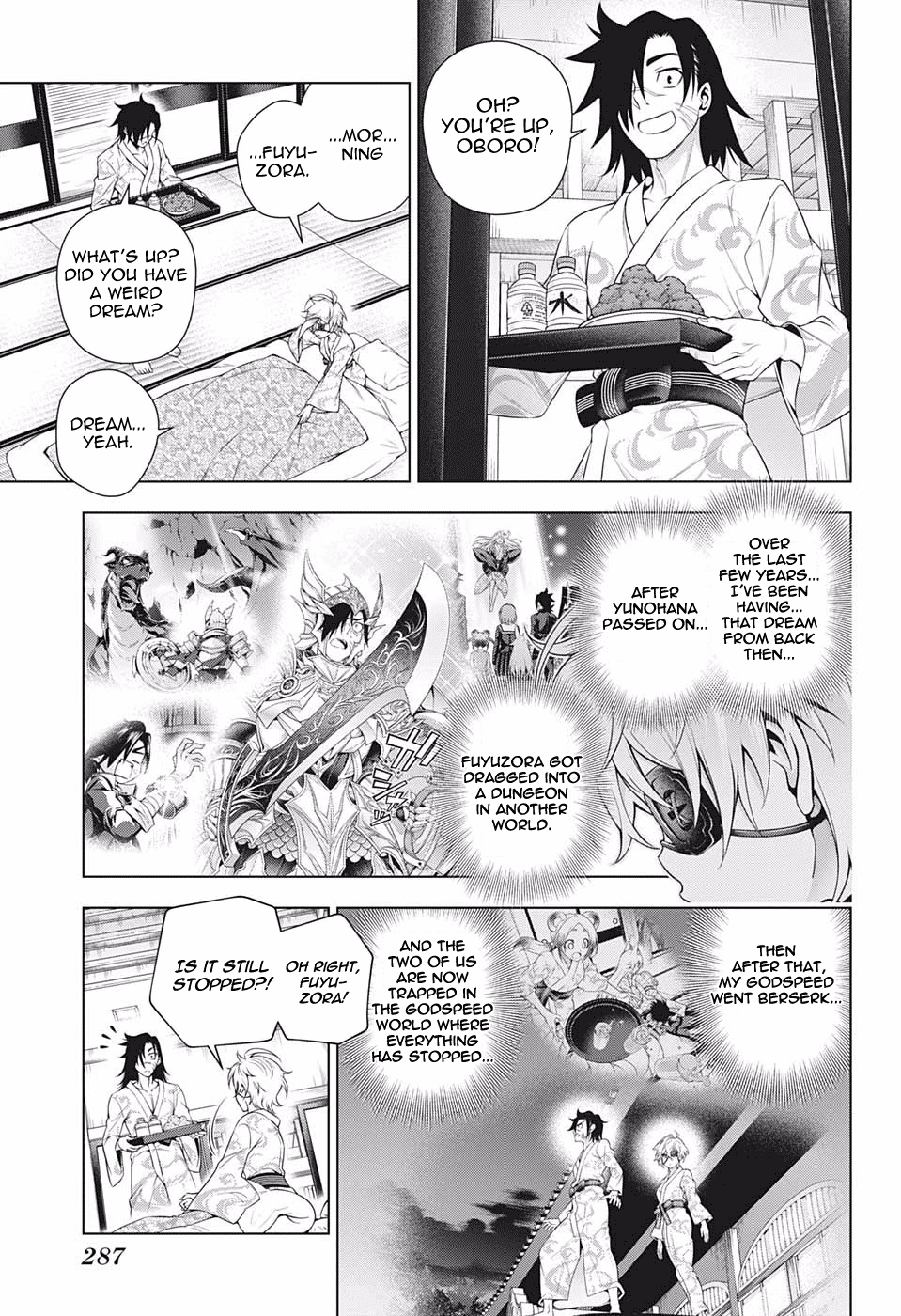 Yuragi-sou no Yuuna-san Chapter 201 page 3 - Chapter 201: Oboro-san, A Few Years Later