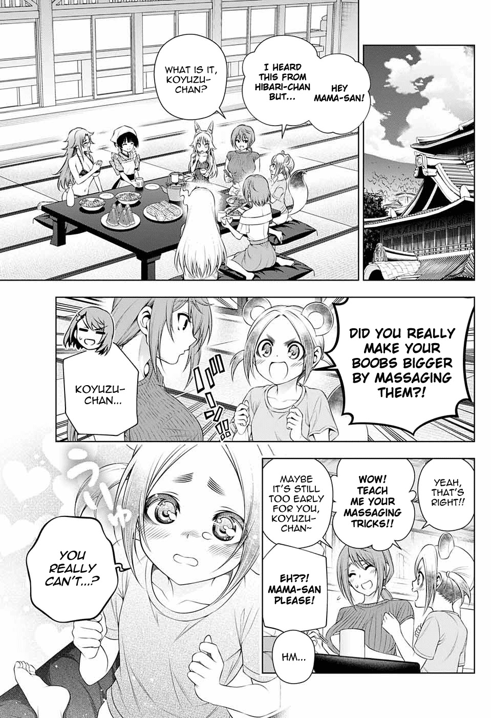 Yuragi-sou no Yuuna-san Chapter 209.5 page 7 - Chapter 209.5: Hiyori-san Visits the Yuragi Inn