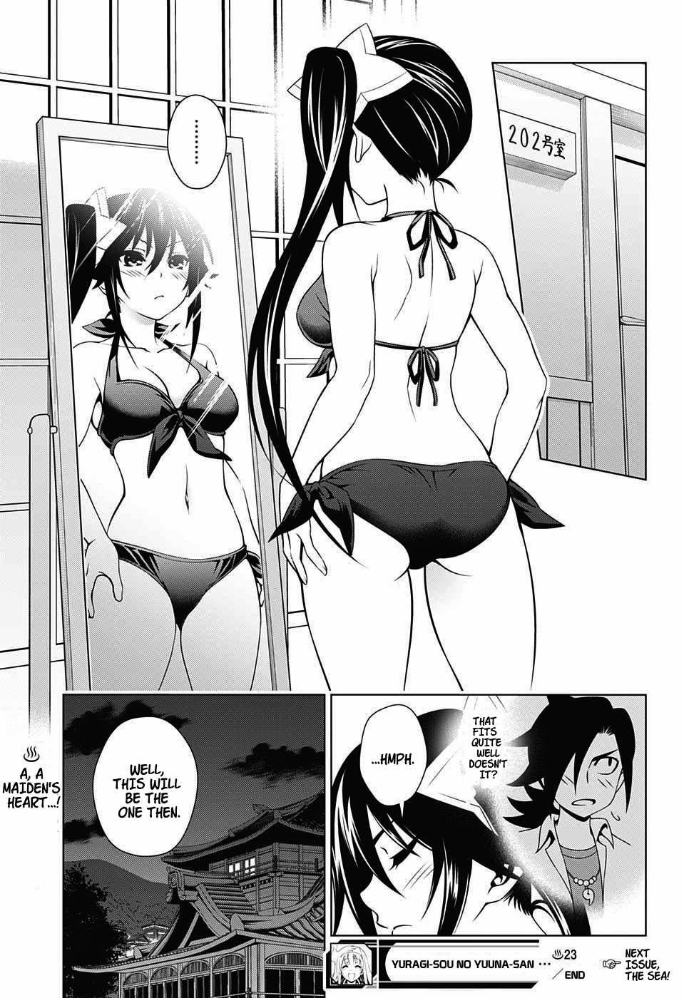 Yuragi-sou no Yuuna-san Chapter 23.1 page 19 - Chapter 23.1: The Over-Aggressive Sagiri-san (uncensored)