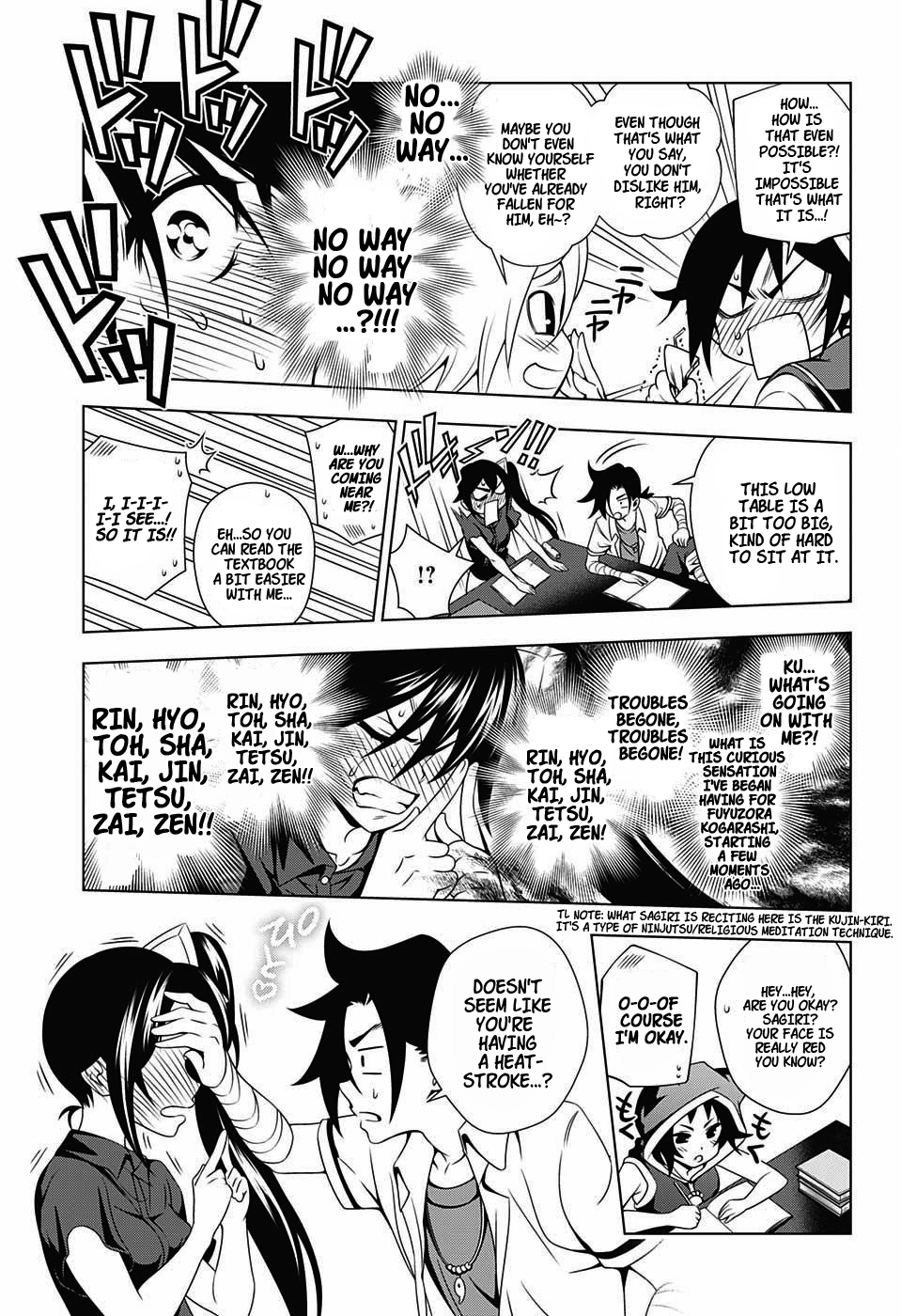 Yuragi-sou no Yuuna-san Chapter 27.1 page 13 - Chapter 27.1: The End of Term Exam and Sagiri-san (uncensored)