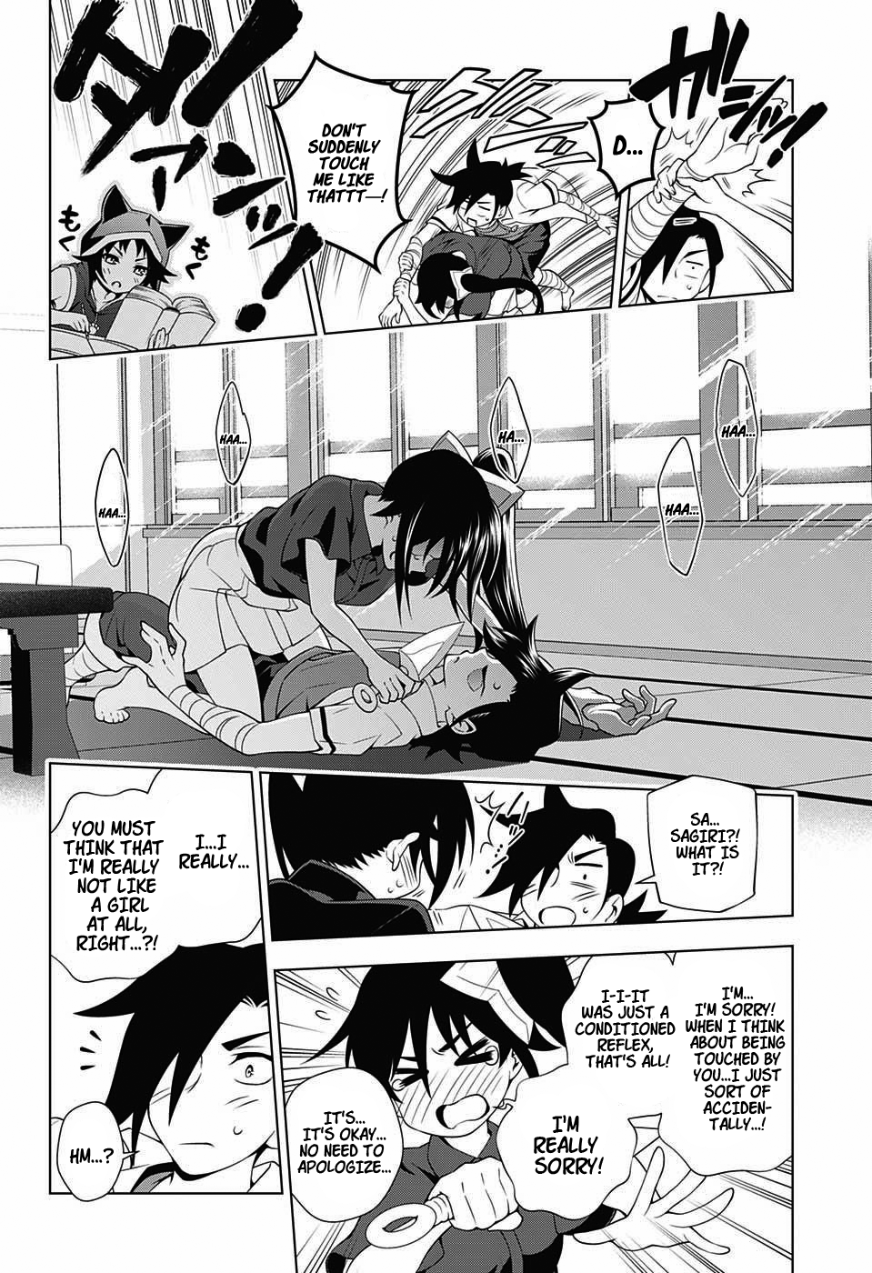 Yuragi-sou no Yuuna-san Chapter 27.1 page 14 - Chapter 27.1: The End of Term Exam and Sagiri-san (uncensored)