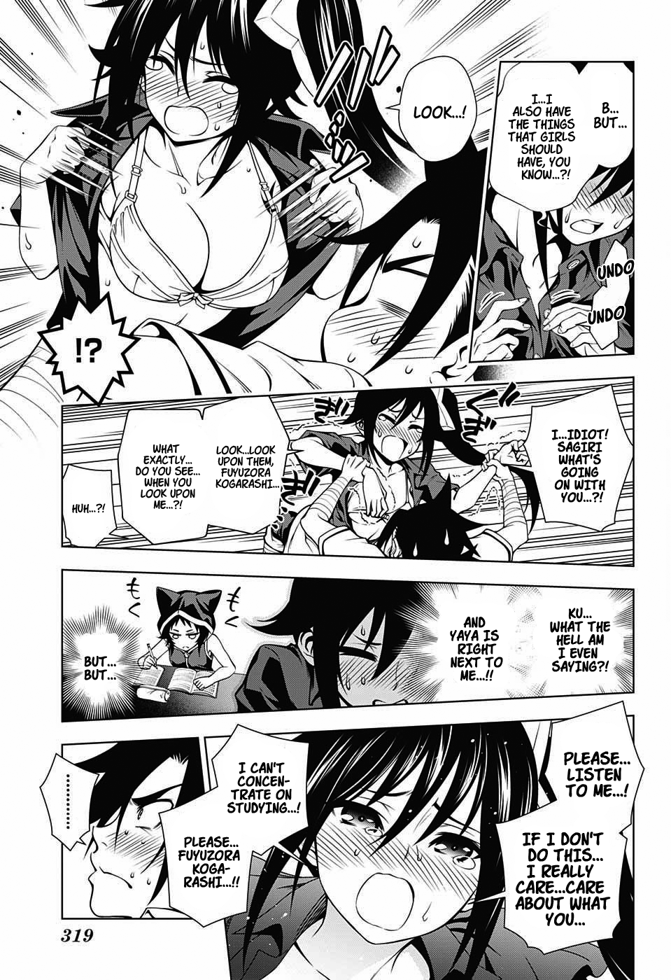 Yuragi-sou no Yuuna-san Chapter 27.1 page 15 - Chapter 27.1: The End of Term Exam and Sagiri-san (uncensored)