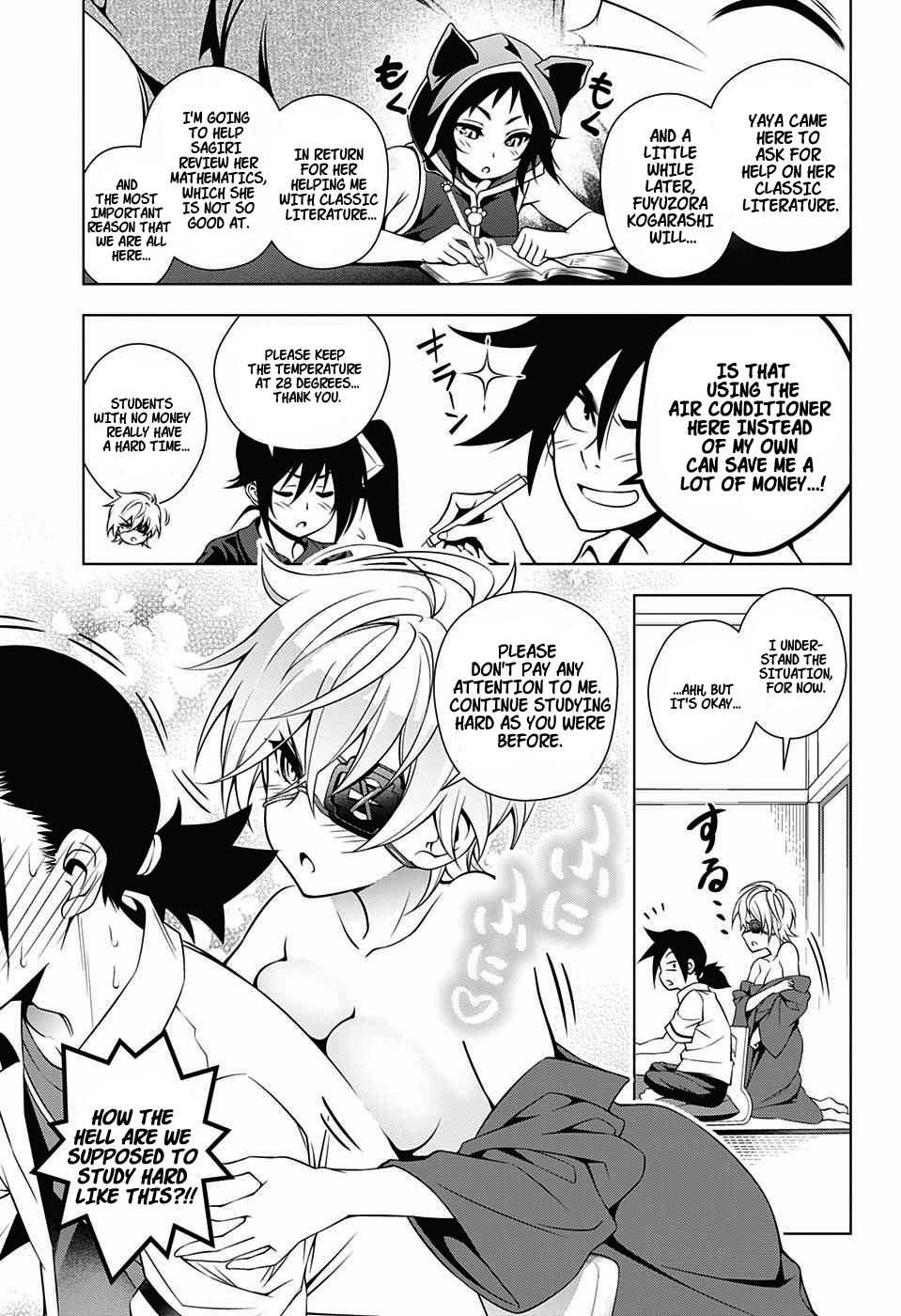 Yuragi-sou no Yuuna-san Chapter 27.1 page 3 - Chapter 27.1: The End of Term Exam and Sagiri-san (uncensored)