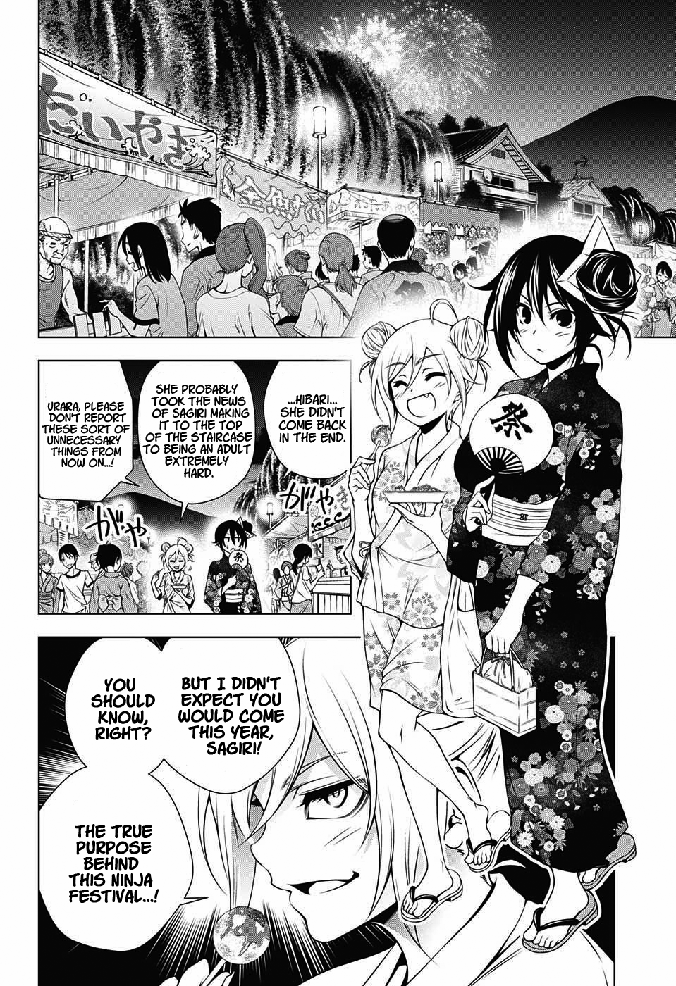 Yuragi-sou no Yuuna-san Chapter 32 page 10 - Chapter 32: Ninja Village's Sagiri-san