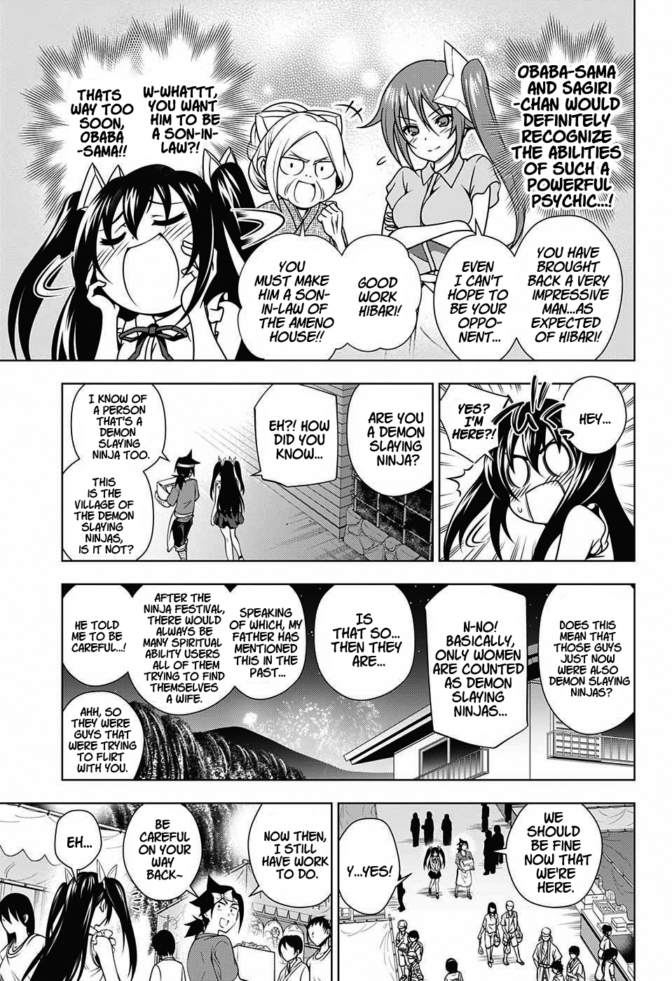 Yuragi-sou no Yuuna-san Chapter 33 page 3 - Chapter 33: Ninja Village's Kogarashi-san