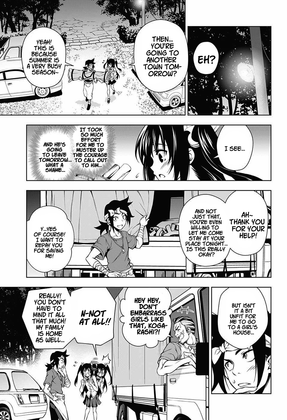 Yuragi-sou no Yuuna-san Chapter 33 page 5 - Chapter 33: Ninja Village's Kogarashi-san