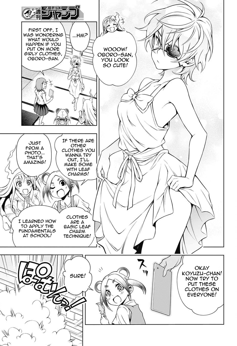 Yuragi-sou no Yuuna-san Chapter 36 page 7 - Chapter 36: Oboro-san is Alright with 2 Fans