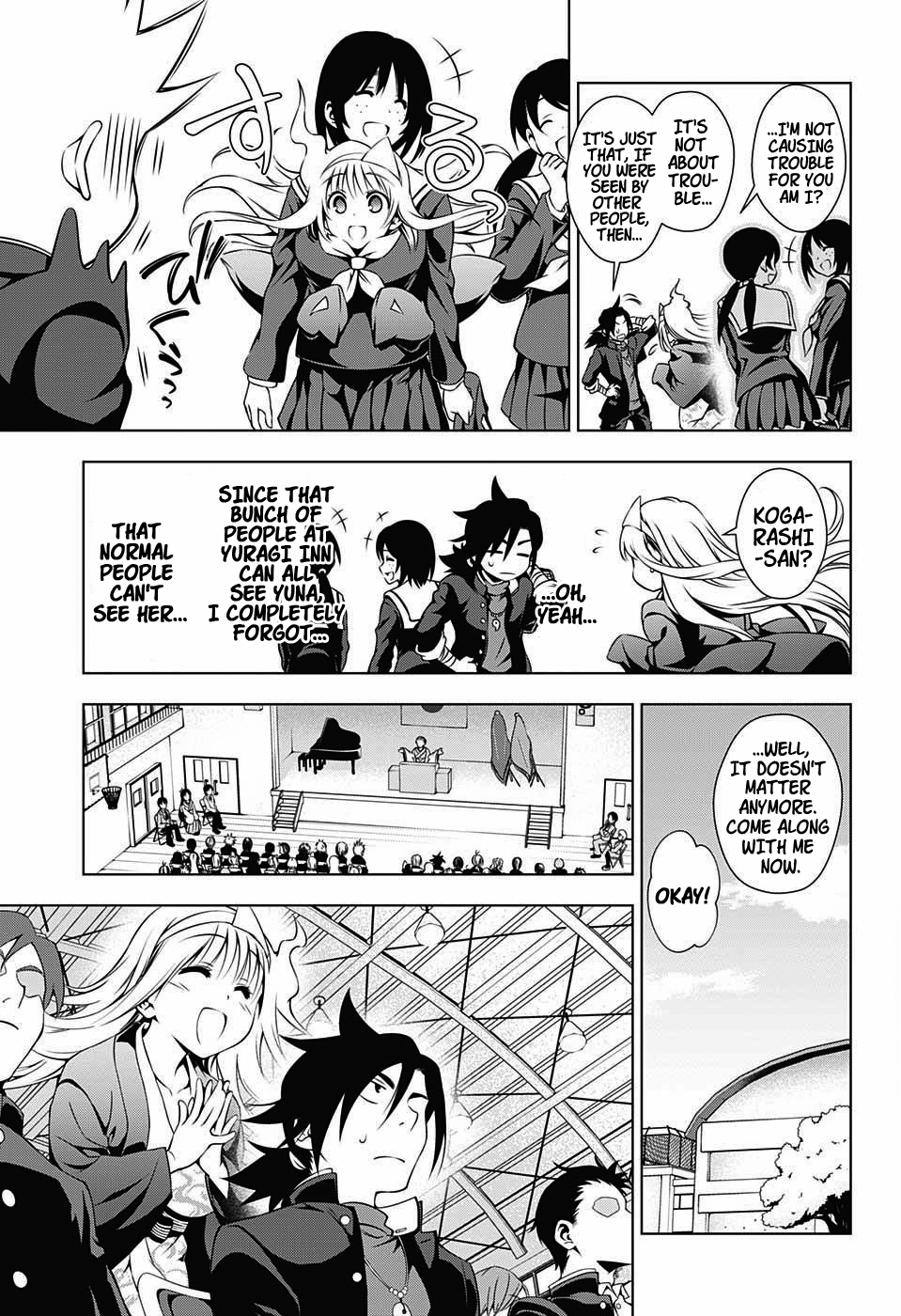 Yuragi-sou no Yuuna-san Chapter 4 page 5 - Chapter 4: Yuuna-san Goes to School (uncensored)