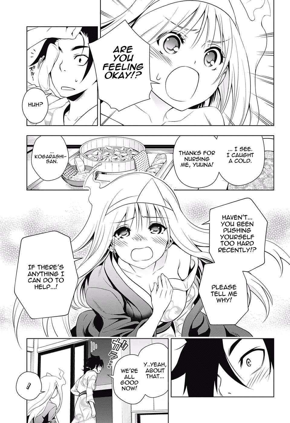 Yuragi-sou no Yuuna-san Chapter 40 page 15 - Chapter 40: Yuuna-san and Scruffy Bunny