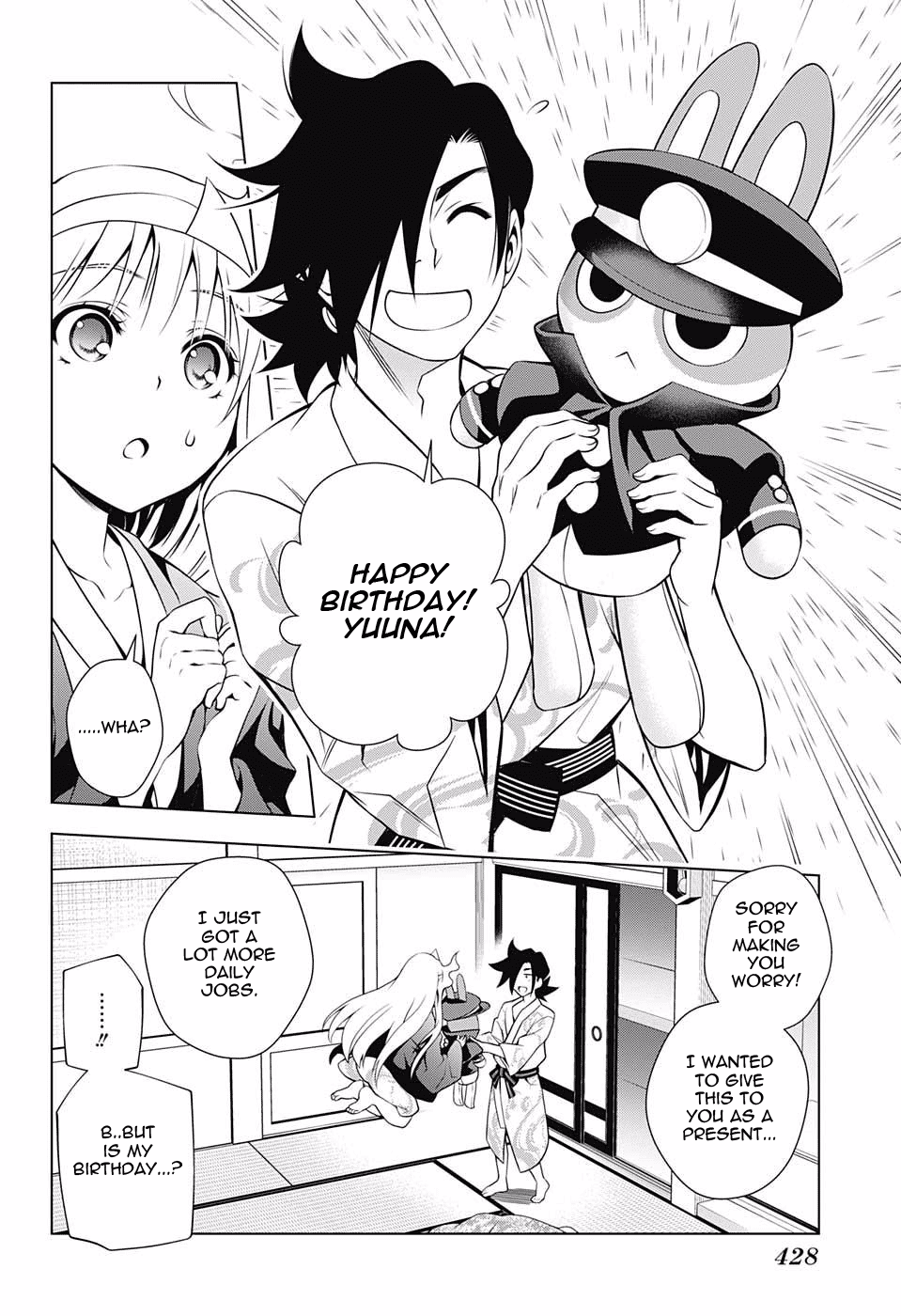 Yuragi-sou no Yuuna-san Chapter 40 page 16 - Chapter 40: Yuuna-san and Scruffy Bunny
