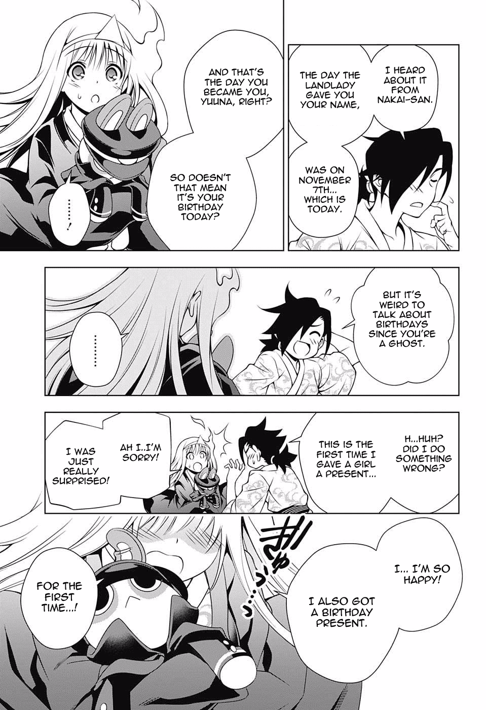 Yuragi-sou no Yuuna-san Chapter 40 page 17 - Chapter 40: Yuuna-san and Scruffy Bunny
