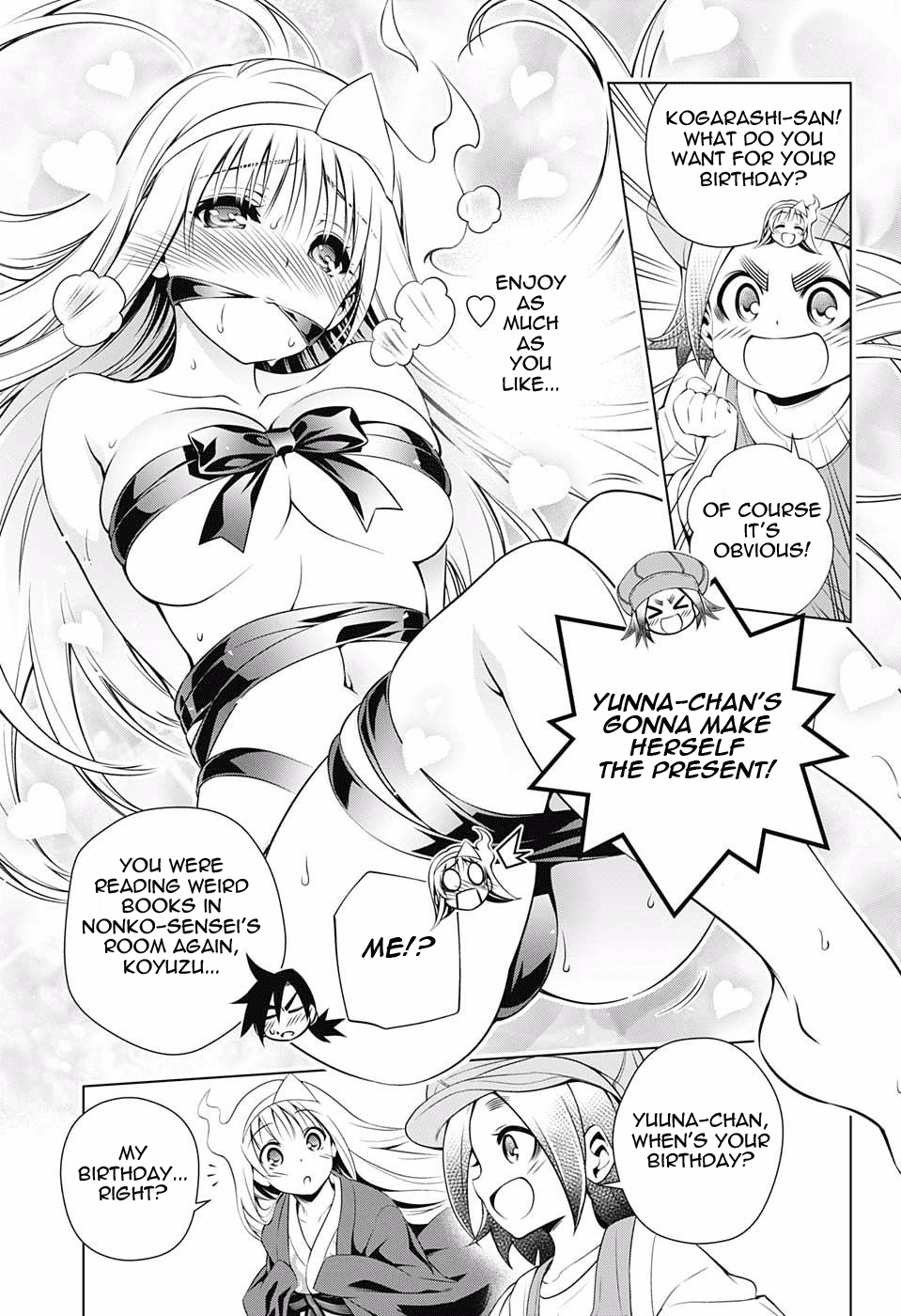 Yuragi-sou no Yuuna-san Chapter 40 page 3 - Chapter 40: Yuuna-san and Scruffy Bunny