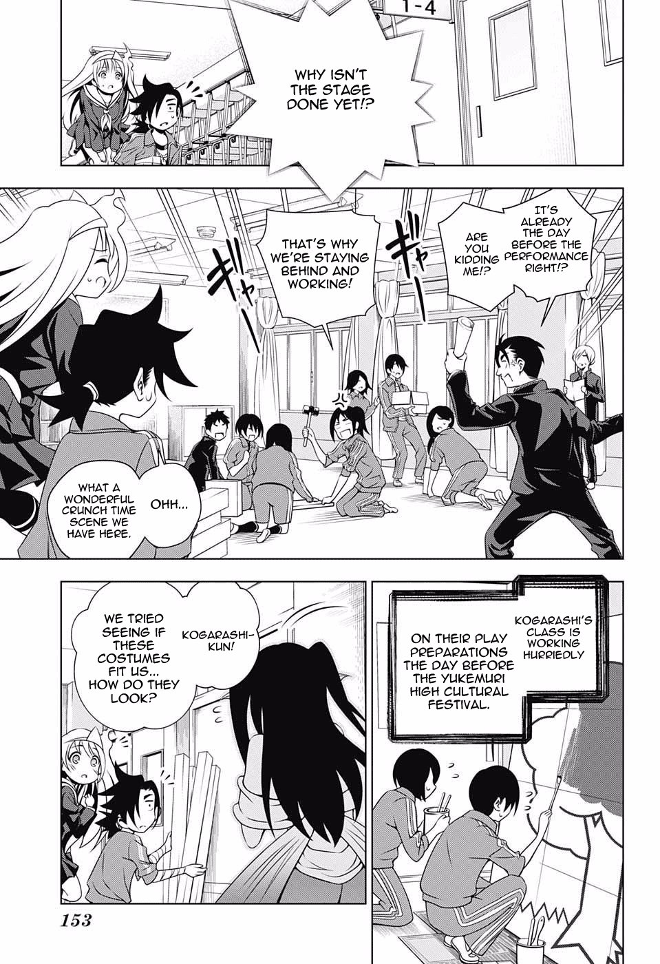 Yuragi-sou no Yuuna-san Chapter 42 page 3 - Chapter 42: Yuuna-san in the Cultural Festival