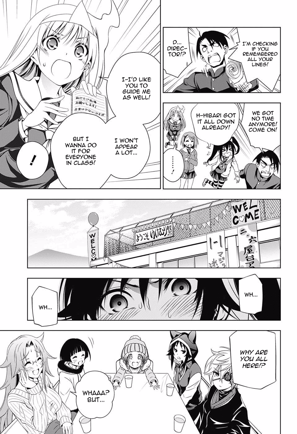 Yuragi-sou no Yuuna-san Chapter 43 page 11 - Chapter 43: Sagiri-san Flips in the Cultural Festival