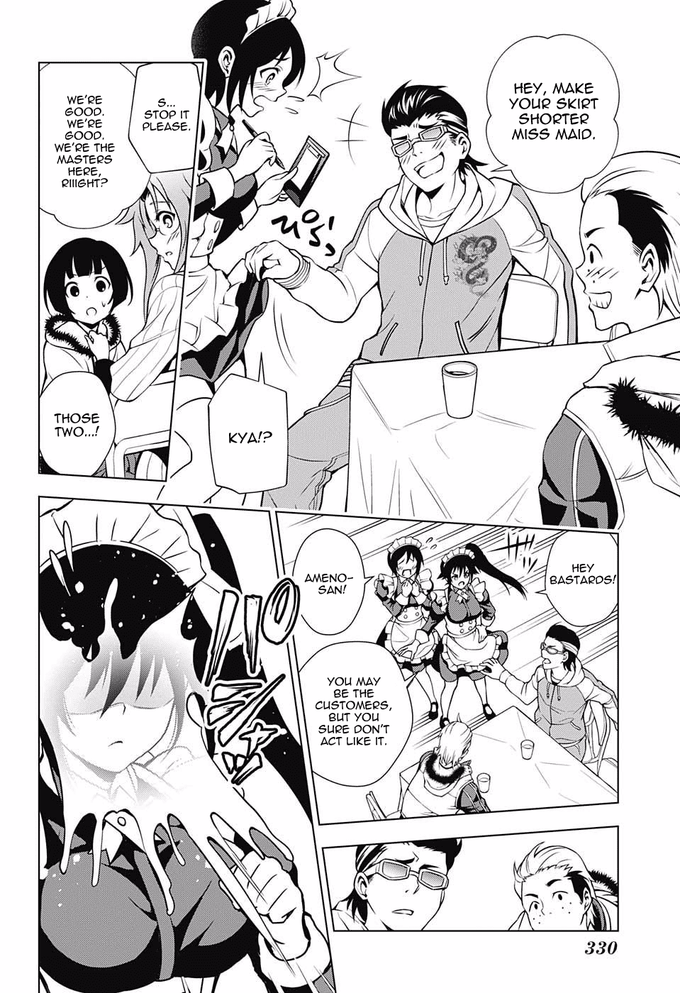 Yuragi-sou no Yuuna-san Chapter 43 page 14 - Chapter 43: Sagiri-san Flips in the Cultural Festival