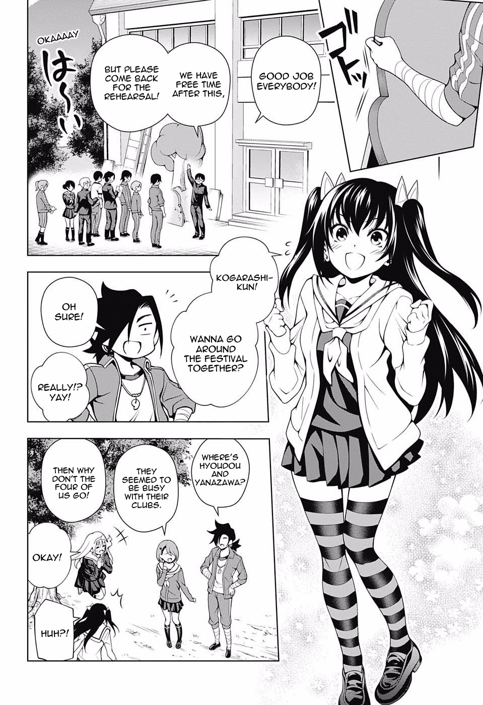 Yuragi-sou no Yuuna-san Chapter 43 page 4 - Chapter 43: Sagiri-san Flips in the Cultural Festival