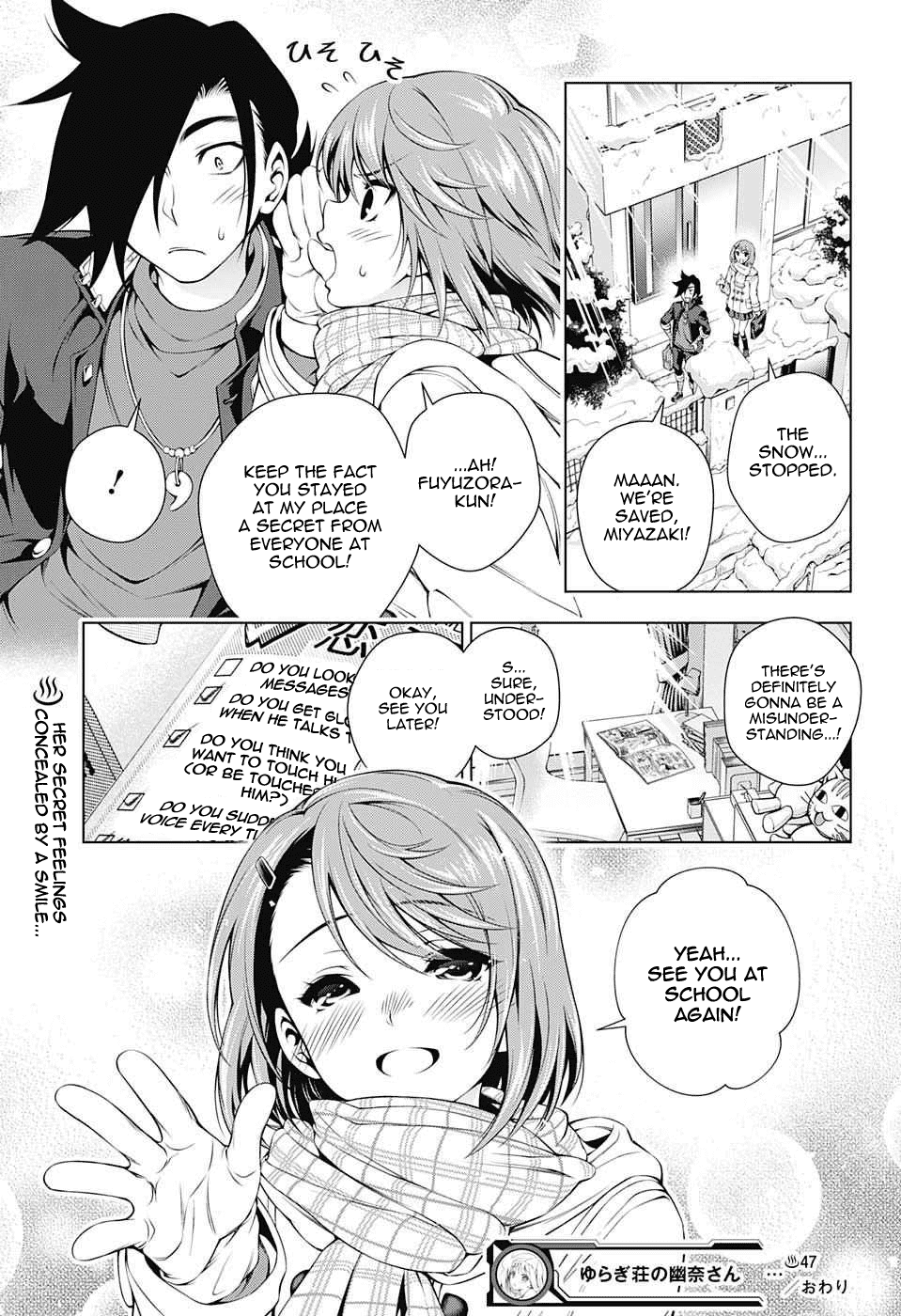 Yuragi-sou no Yuuna-san Chapter 47 page 19 - Chapter 47: Piling Snow and Chisaki-san