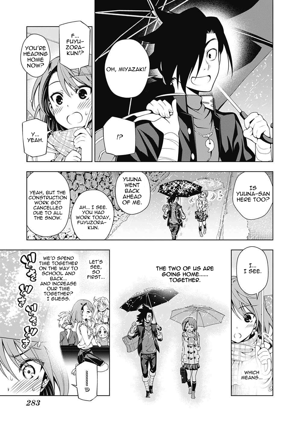Yuragi-sou no Yuuna-san Chapter 47 page 5 - Chapter 47: Piling Snow and Chisaki-san