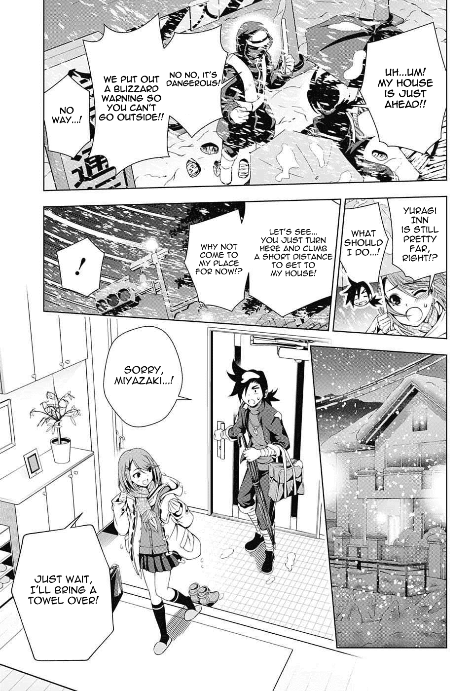 Yuragi-sou no Yuuna-san Chapter 47 page 7 - Chapter 47: Piling Snow and Chisaki-san