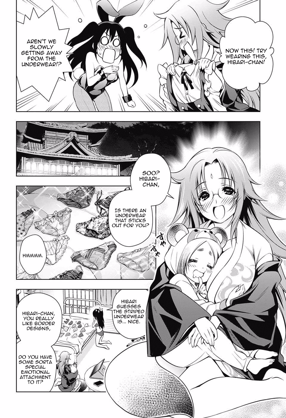 Yuragi-sou no Yuuna-san Chapter 48 page 14 - Chapter 48: Hibari-chan's Worries