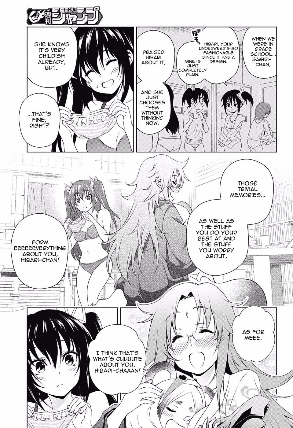 Yuragi-sou no Yuuna-san Chapter 48 page 15 - Chapter 48: Hibari-chan's Worries
