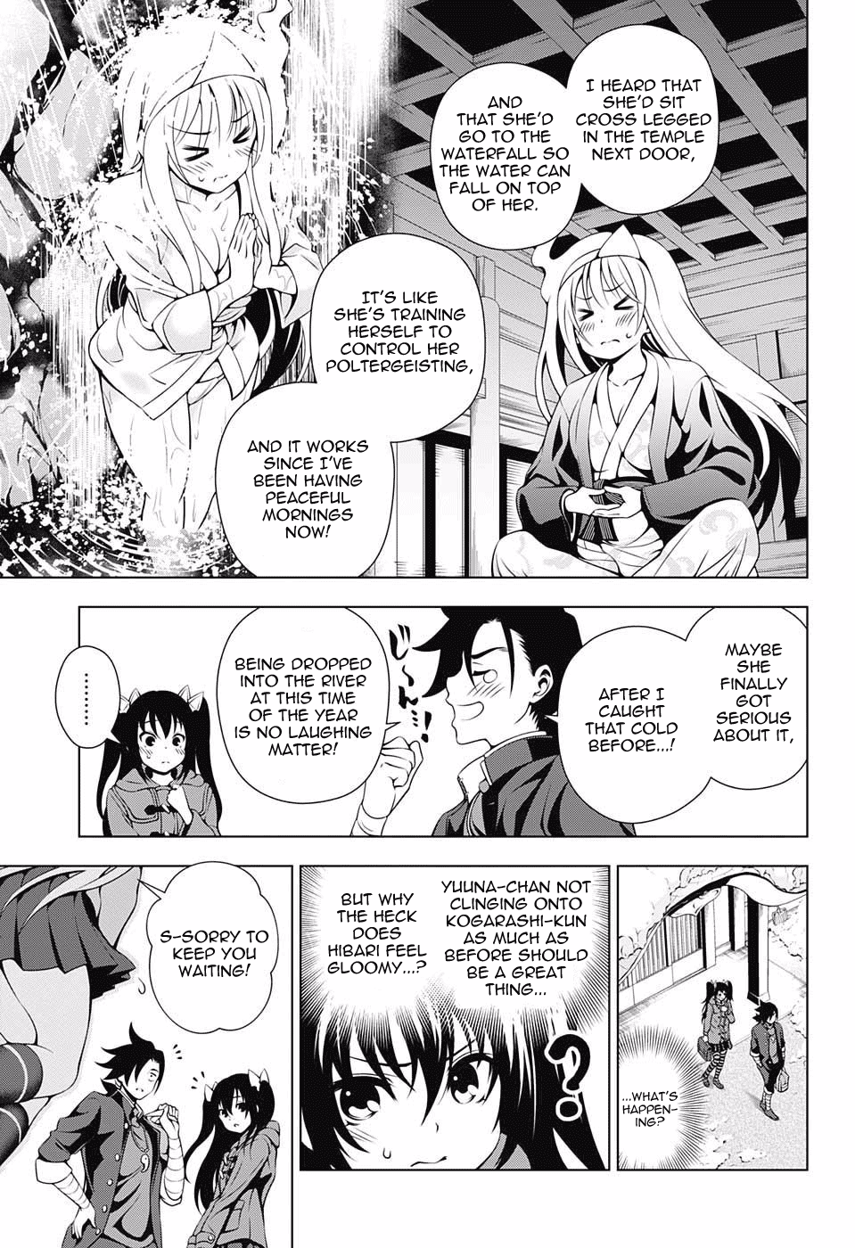 Yuragi-sou no Yuuna-san Chapter 48 page 3 - Chapter 48: Hibari-chan's Worries