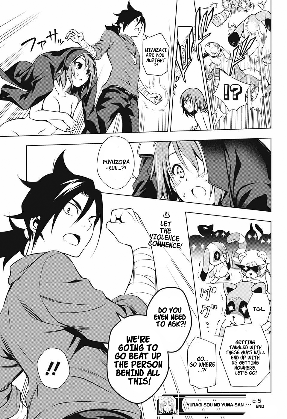 Yuragi-sou no Yuuna-san Chapter 5 page 19 - Chapter 5: The Gorgasia Preclara and Yuuna-san (uncensored)