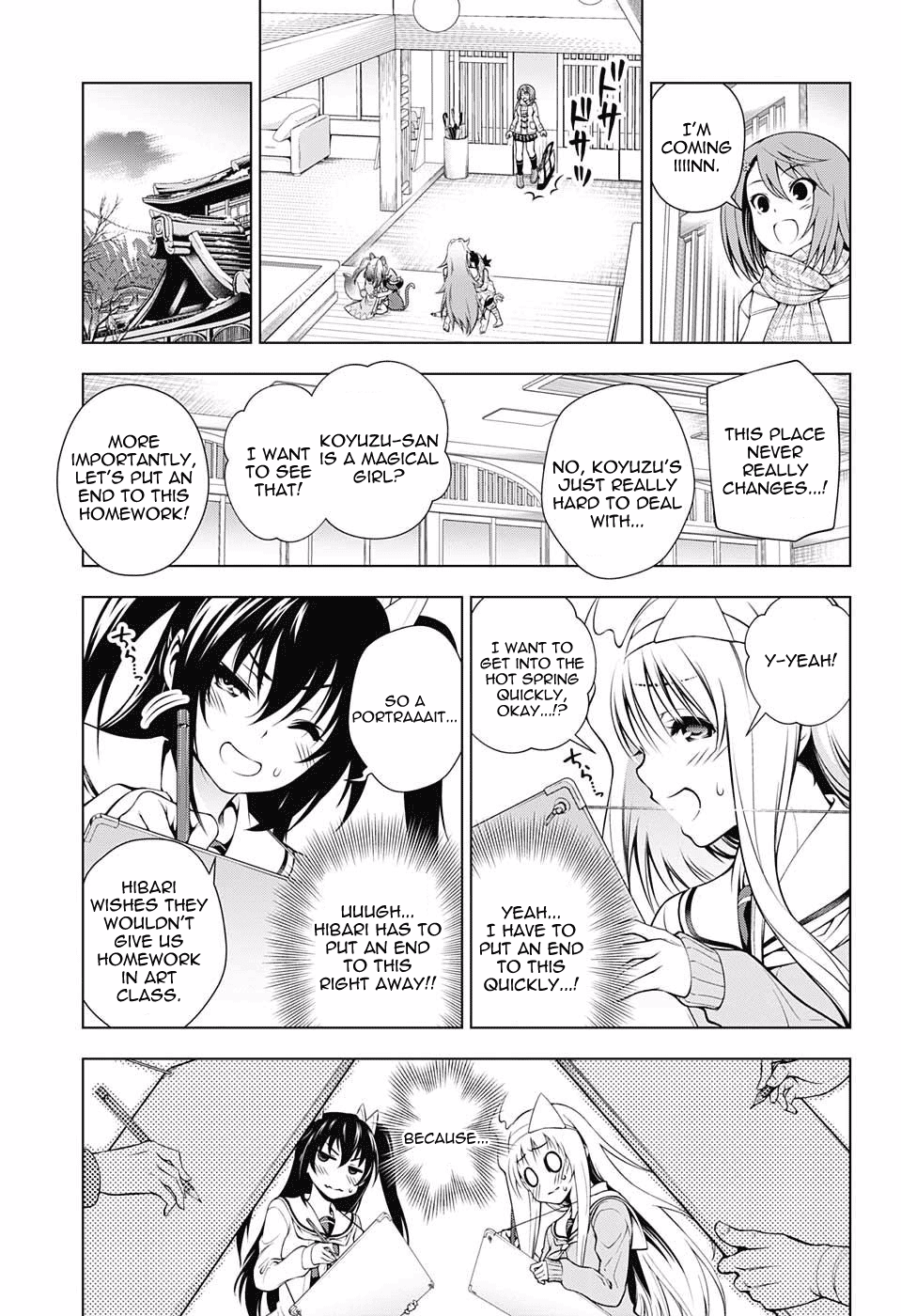 Yuragi-sou no Yuuna-san Chapter 50 page 12 - Chapter 50: Magical Girl Koyuzu-chan