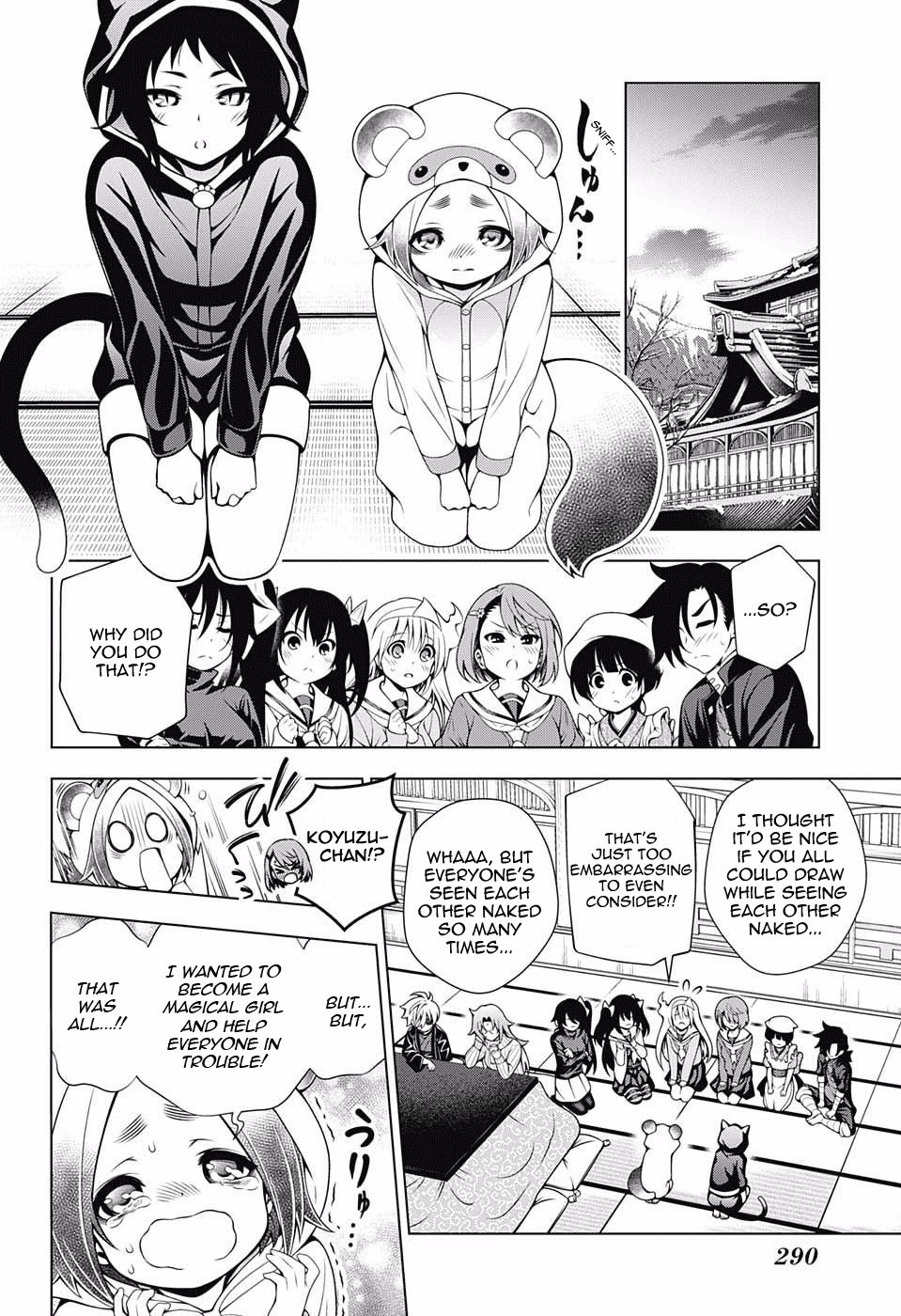 Yuragi-sou no Yuuna-san Chapter 50 page 16 - Chapter 50: Magical Girl Koyuzu-chan
