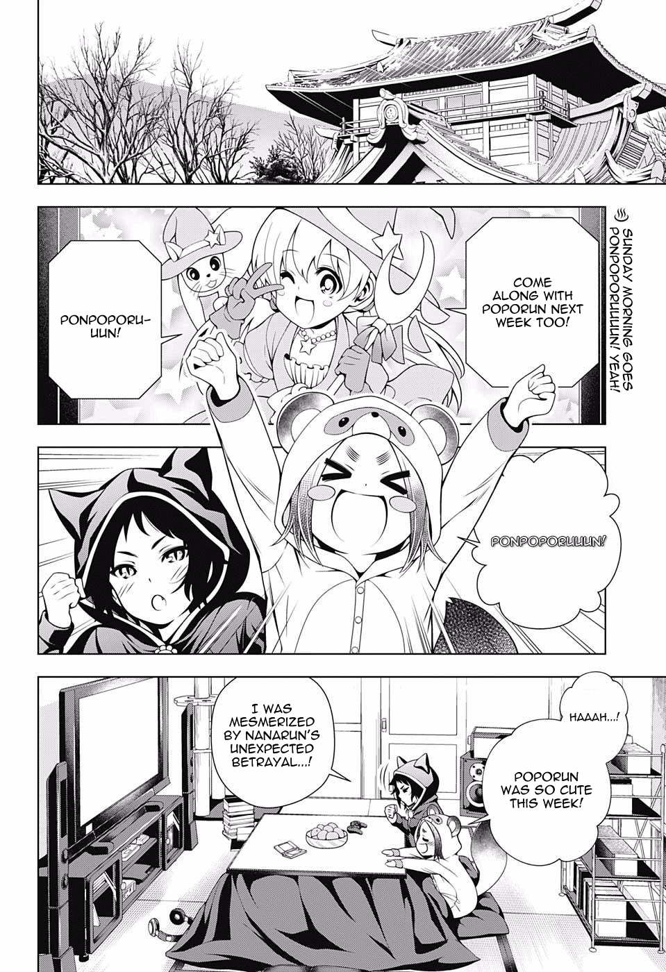 Yuragi-sou no Yuuna-san Chapter 50 page 3 - Chapter 50: Magical Girl Koyuzu-chan
