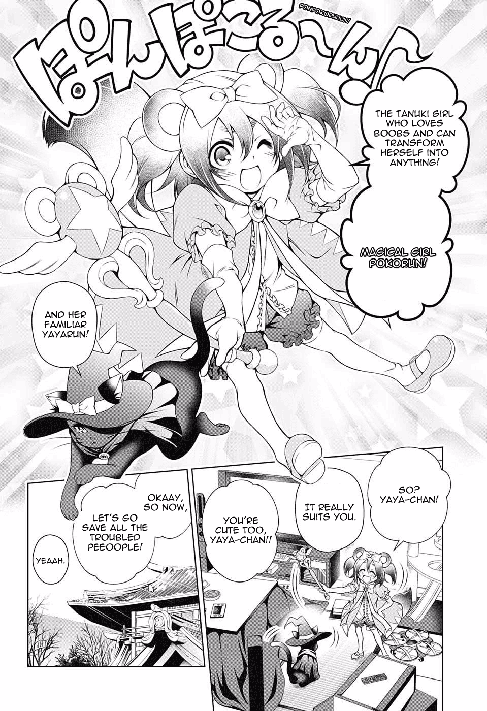 Yuragi-sou no Yuuna-san Chapter 50 page 5 - Chapter 50: Magical Girl Koyuzu-chan