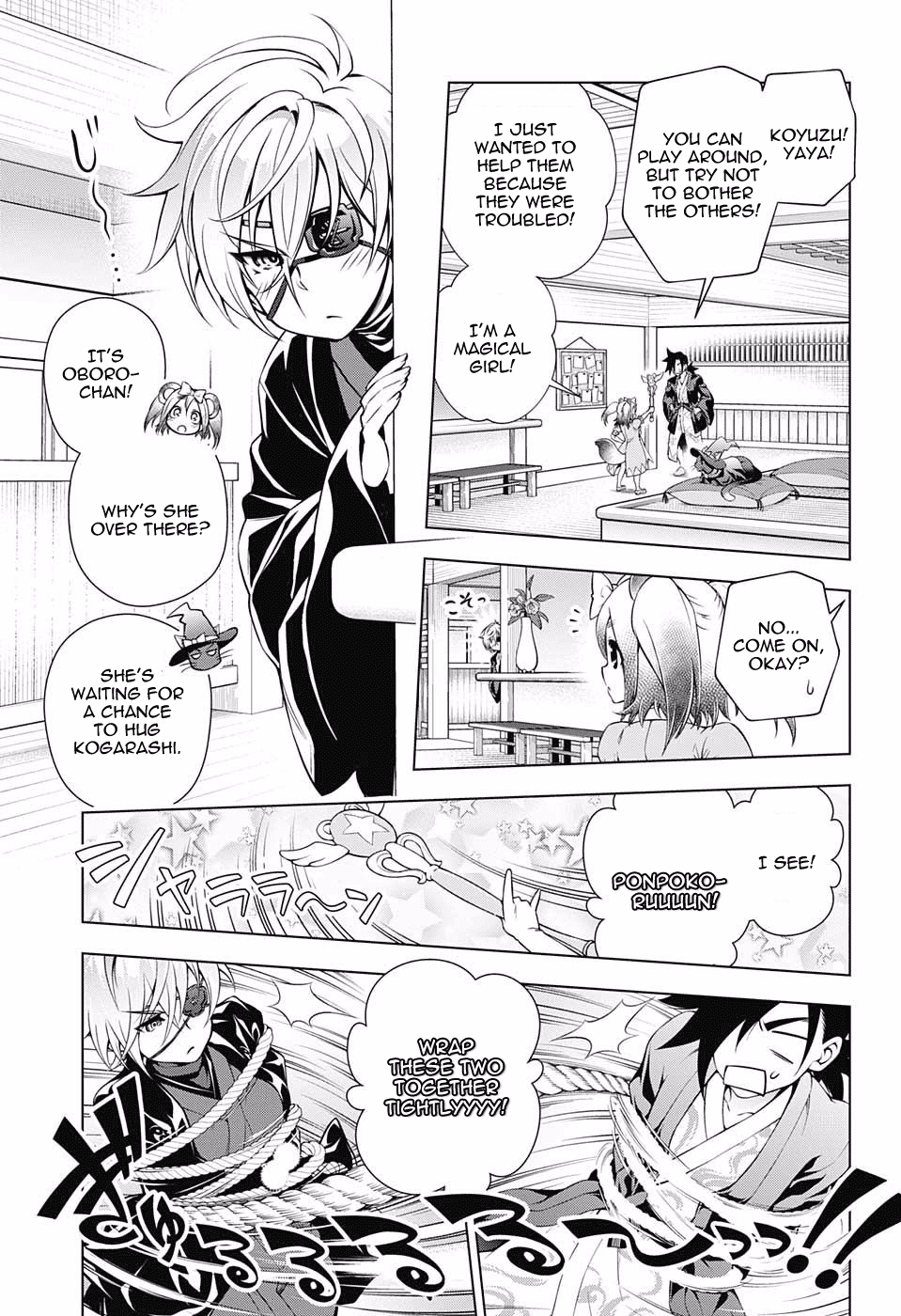 Yuragi-sou no Yuuna-san Chapter 50 page 8 - Chapter 50: Magical Girl Koyuzu-chan