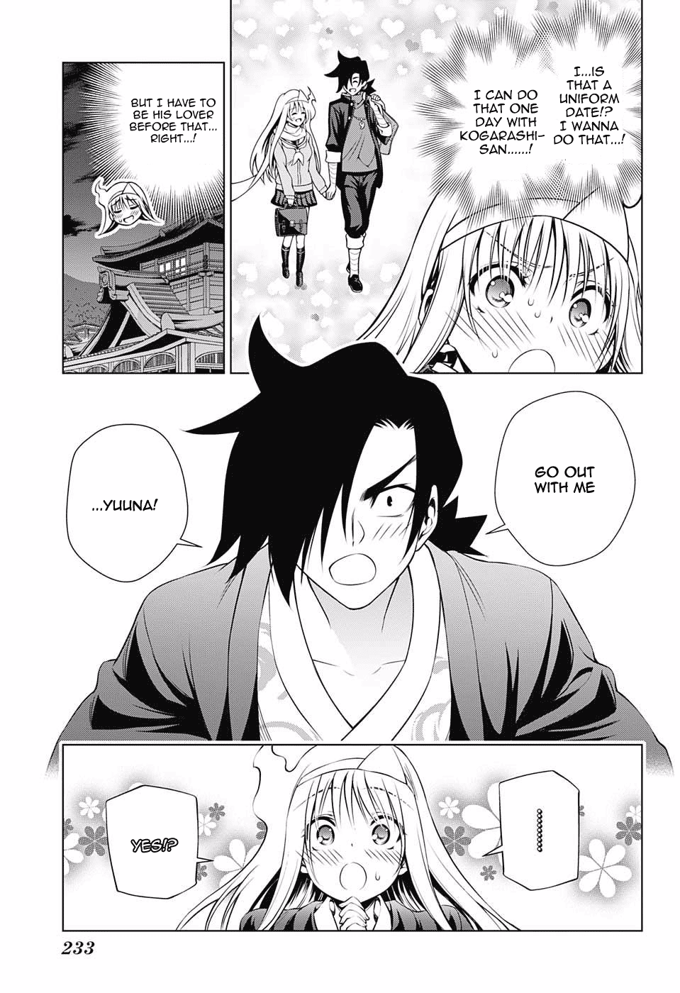 Yuragi-sou no Yuuna-san Chapter 52 page 3 - Chapter 52: Yuuna-san and a Date in Uniform