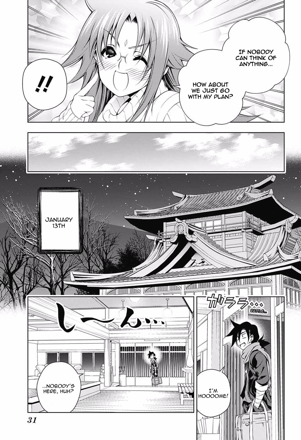 Yuragi-sou no Yuuna-san Chapter 57 page 10 - Chapter 57: Kogarashi-san and a Birthday